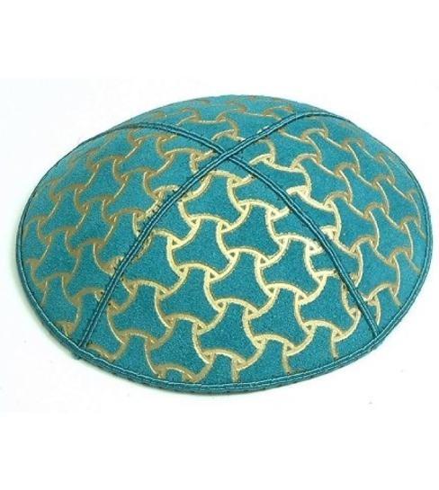 Suede Embossed Kippot