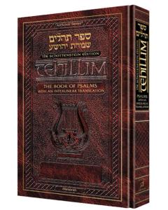 Enlarged Edition Interlinear Tehillim /Psalms  The Schottenstein Edition