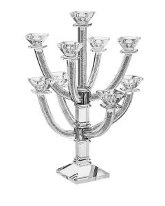 Candelabra Crystal with crystal stones  9 Branches