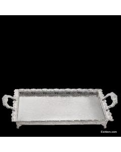 Silver Plated Lacquered Tray
