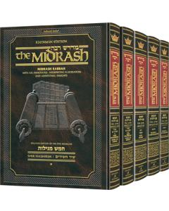 Kleinman Ed Midrash Rabbah Compact Size: Complete 5 volume set of the Megillos