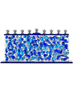 Hand Crafted Glass Menorah - Celebrations