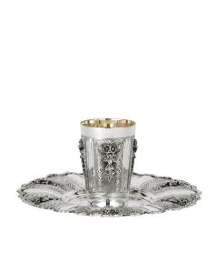 Glorious Sterling Silver Kiddush Cup