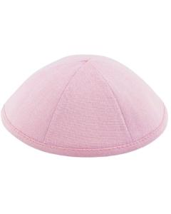 Pink Linen Kippah (Sold by Dozen)