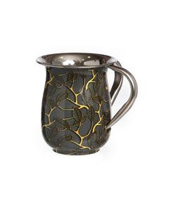 Stainless Enamel Leaves Wash Cup