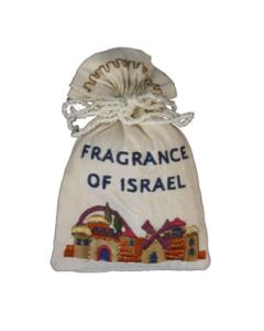 Embroidered Havdalah Spice Bag and Cloves - Jerusalem Fragrance