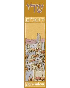 JERUSALEM PEACE MEZUZAH - Caspi Designs