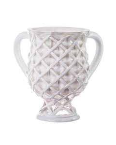 Wash Cup Diamond - White