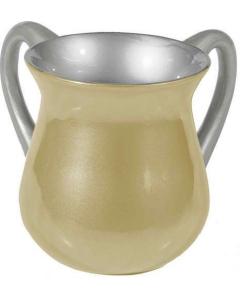 Anodized Aluminum Netilat Yadaim Cup - Pearl (Small)