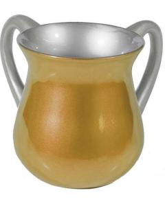 Anodized Aluminum Netilat Yadaim Cup - Gold (Small)