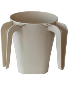 Plastic Wash Cup -Beige