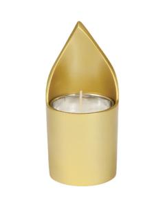 Anodize Aluminum Memorial Candle Holder -  Gold