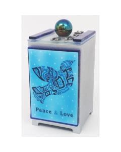Peace & Love Tzedakah Box