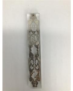 Silver Plated Mezuzah Case- 15 cm