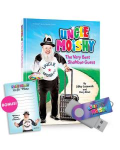 Uncle Moishy Book + USB + FREE Mitzvah Note Pad!