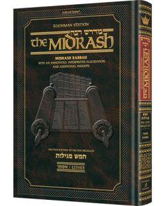Kleinman Edition Midrash Rabbah Compact Size: Megillas Esther