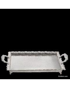 Silver Plated Lacquered Tray