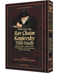 Rav Chaim Kanievsky on the Three Weeks