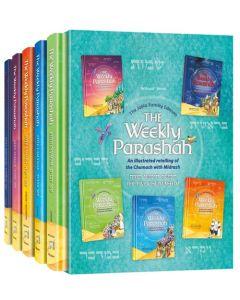 The Weekly Parashah Jaffa Family Edition Slipcase Set [Hardcover]
