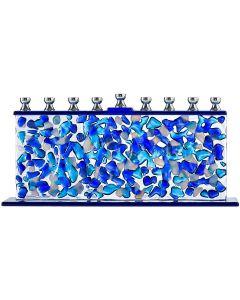 Hand Crafted Glass Menorah - Celebrations