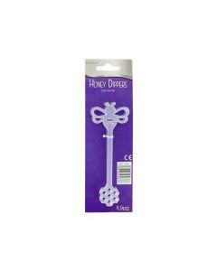 Lucite Honey Dippers - 4 Pack (White)
