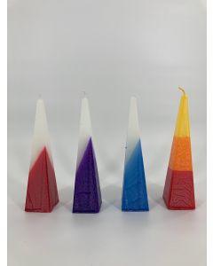 Pyramid-Shaped Havdalah Candle