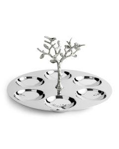 Tree of Life Seder Plate - Michael Aram Collection  - Nickel-Plated Stainless Steel