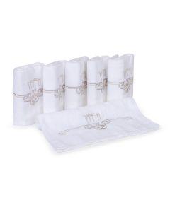 Silver & Gold Embroidered Urchatz Pesach Towel