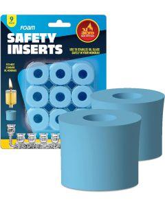 Foam Safety Inserts for Oil Candle Cups - 9 Pack