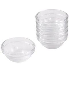 Glass bowls for seder plates- Large - Set of 6