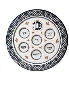 ''Seder Traditions'' Melamine Seder Plate