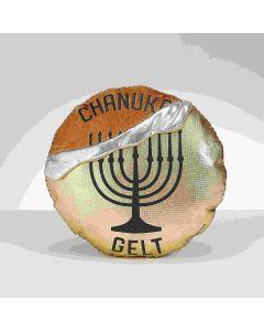 "Chewdaica"™ Chanukah Gelt, Dog Toy Plush  with Crinkle Paper and Squeaker