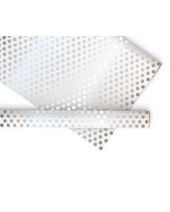 Chanukah Wrapping Paper - Silver Dreidels