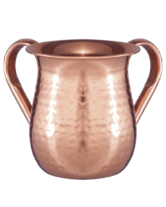 Stainless Steel Washing Cup hammered Copper Plated