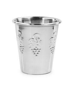 Small Kiddush Cup 3.2 Oz. Stainless Steel - Grape