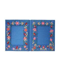 Embroidered Picture Frame (Double) - Flowers