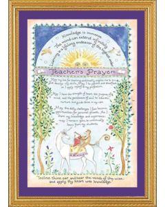 Teacher's Prayer - Unicorn - Framed