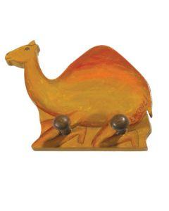 Painted wooden Key Hanger - Camel