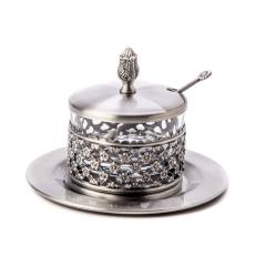 Honey Dish Silver Plated 4.5"