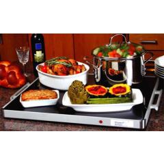 Deluxe Glass-Top Warming Tray Choose Size - Warming Tray 20x24 Jumbo