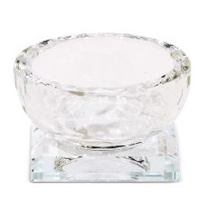 Crystal Dish 2" X 2"- Clear - Salt & Honey Holder