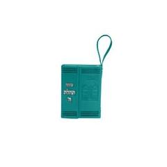 Pocket Siddur Tehillat Hashem with tehillim and magnetic cover- Turquoise