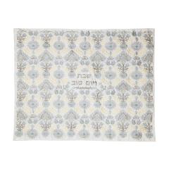 Emanuel Full Embroidered Challah Cover  Carpet (Silver/Gold)