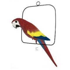 Hanging Parrot 16'' Hanging Decoration