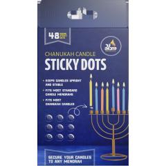 Chanukah Candle Sticky Dots - Small