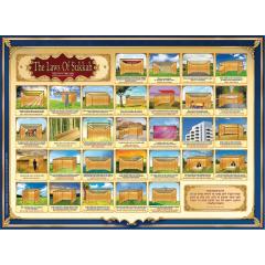 Laminated Poster - Laws of Sukkah (Small)