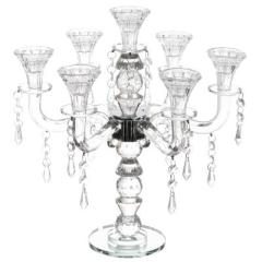 Crystal Candelabra with Hanging Crystals 7 Branches