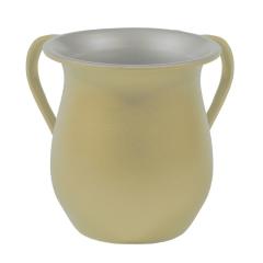 Textured Steel Washing Cup - Ivory - Yair Emanuel Collection