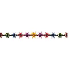 4" 24 Section Multi Colored  Foil Garland