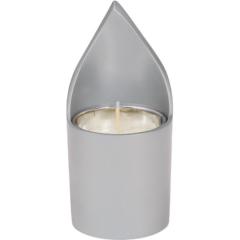 Anodize Aluminum Memorial Candle Holder -   Silver